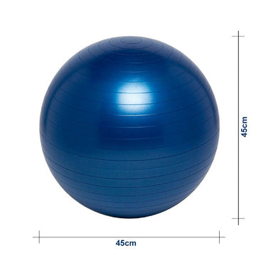 45cm Balance Ball Weighted Seat Blue