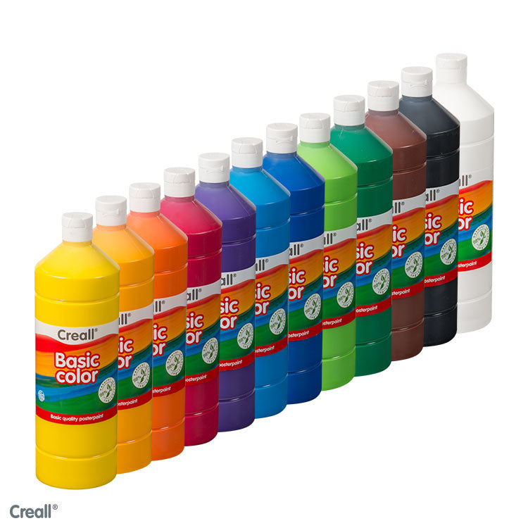 Brown CREALL Poster Paint 1 Litre