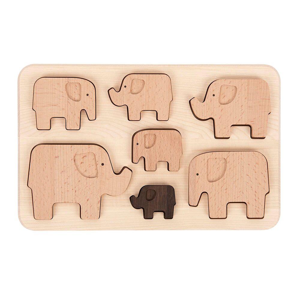 Elephant Wooden Sorting Puzzle
