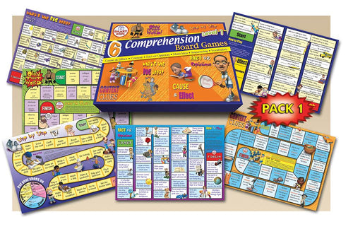 Reading Comprehension Board Games Level 1