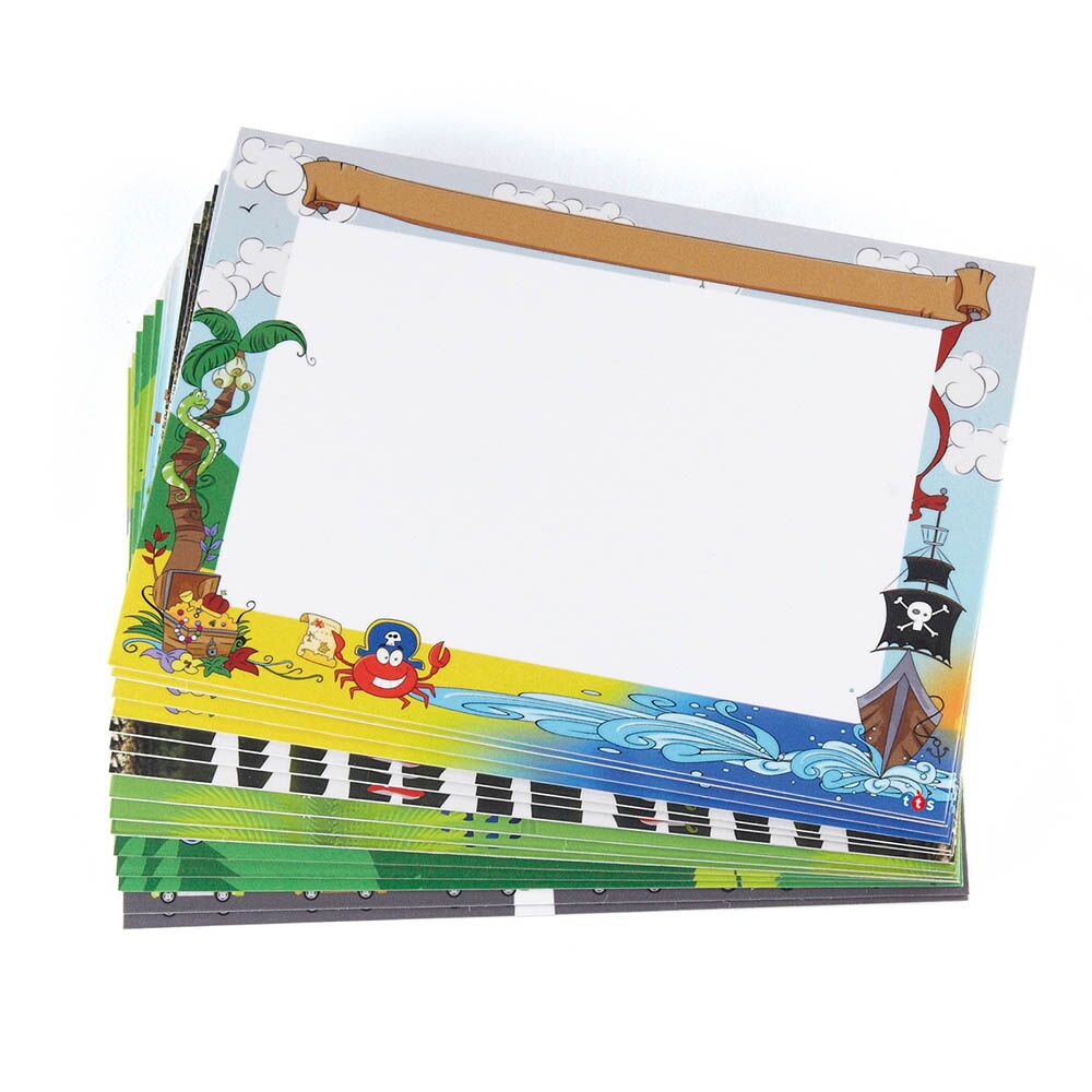 Themed Whiteboards Provocations A4 Dry Wipe 30pk