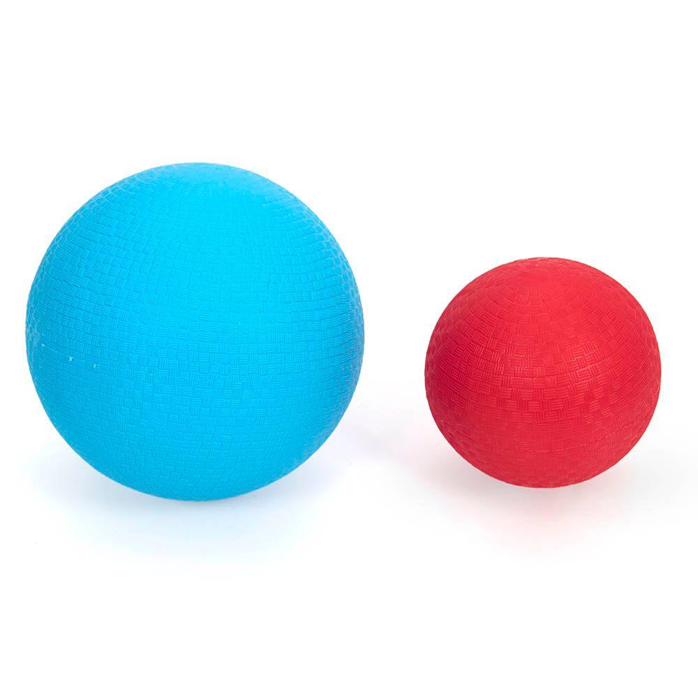 6 Colour Rubber Playground Balls 15cm 6pk