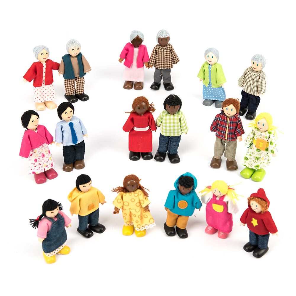 Small World Multicultural Family Set Caucasian