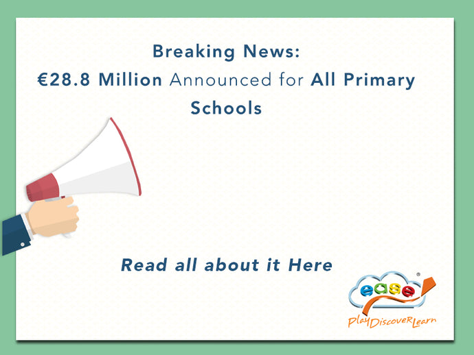 €28.8 Million Announced for Irish Primary Schools