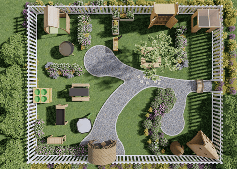 Build Your Own Outdoor Play Space with Flexible Sensory Garden Bundles