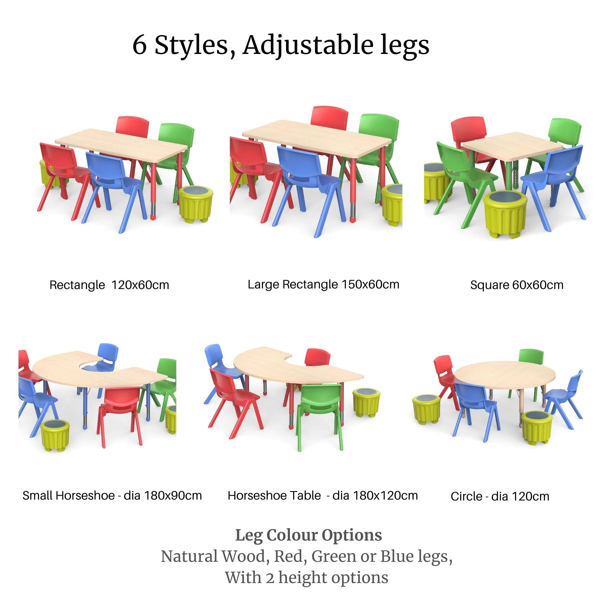 Wooden Adjustable Tables – EASE