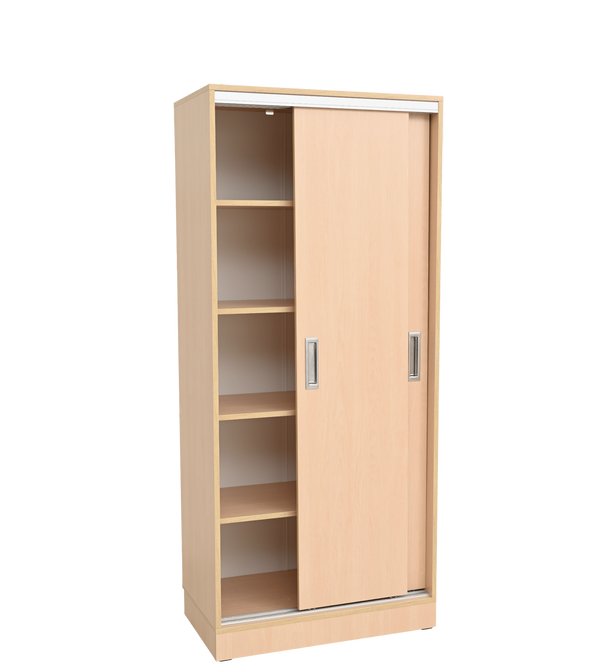 High Cabinet with sliding doors maple