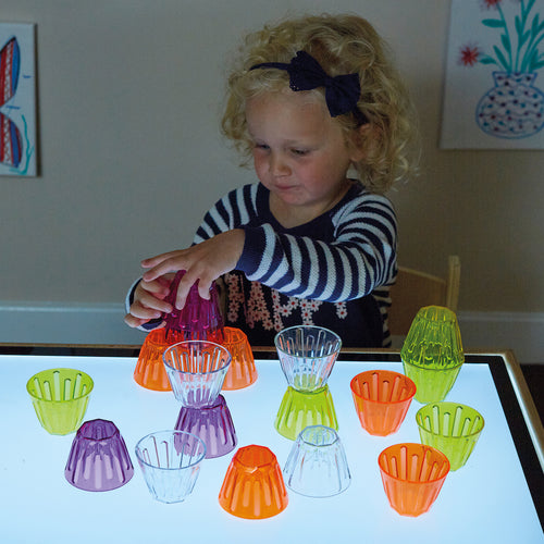 Lightbox Activity Acrylic Stacking Clever Cups