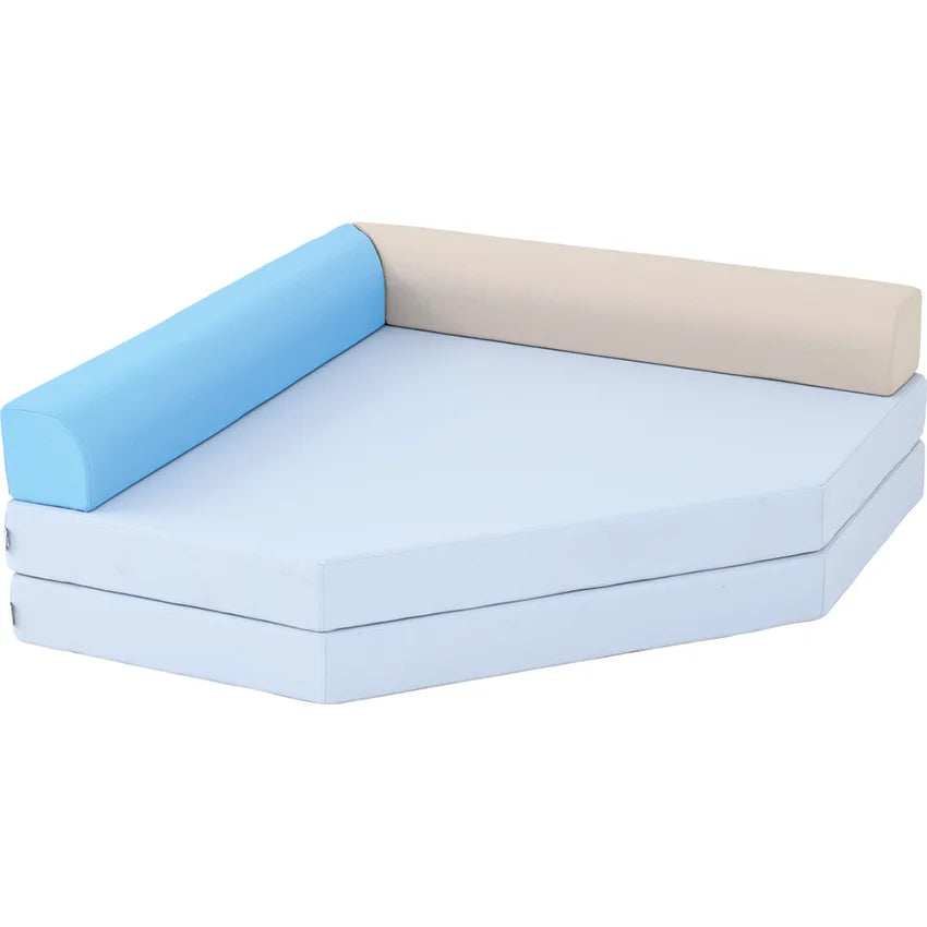 Corner mattresses with backrests