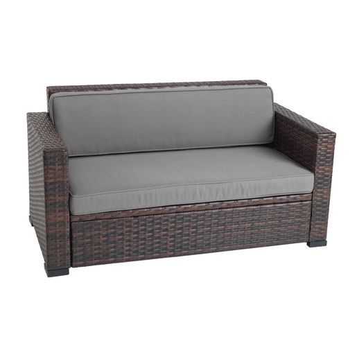 Wicker 2 seater chair