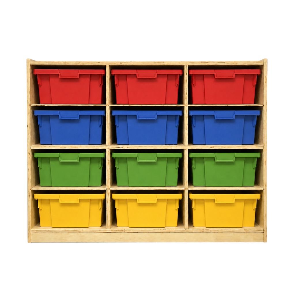 12 Cubby Storage Unit - All Options - EASE