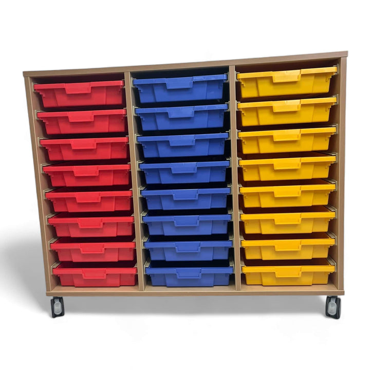 24 Shallow Tray Storage Unit - All options - EASE