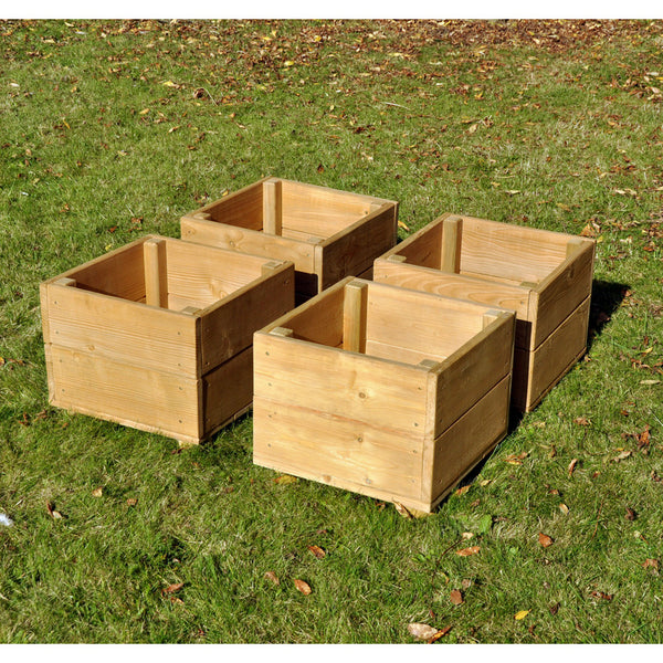 Small Square Planters (4pk)