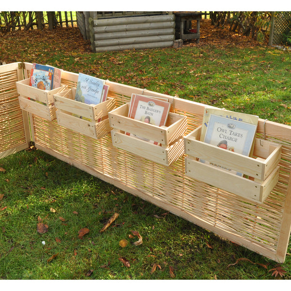 S Hook Fence Book Crates Pack of 4