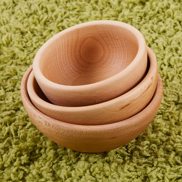 Wooden Nesting Bowls Pack of 3