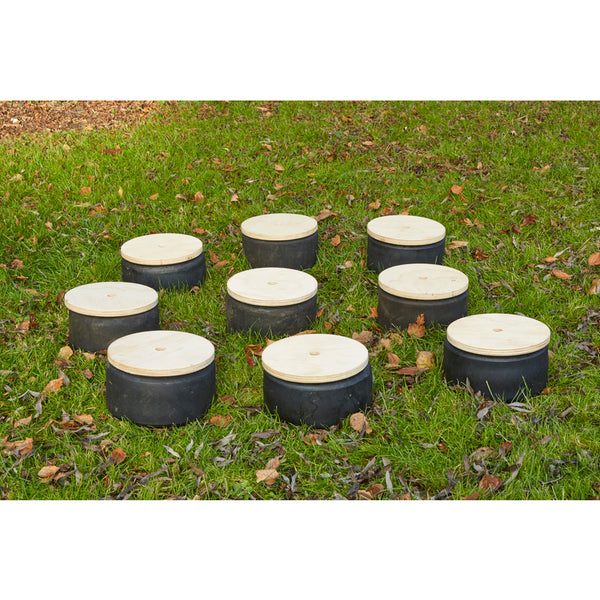 Mini Tyre Stepping Circles (10pk)