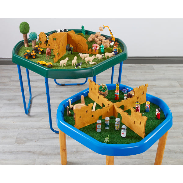 Tuff Tray Small World Settings Castle and Farm