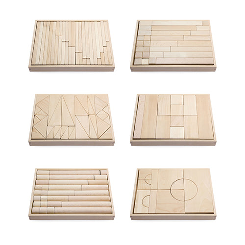 Wooden Block  -  6 Trays Set #1