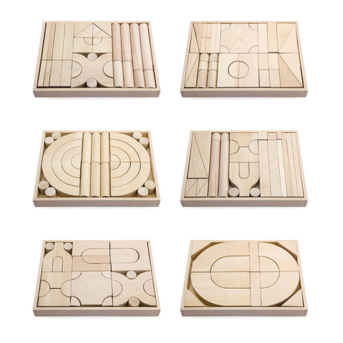 Wooden Block  -  6 Trays Set #2