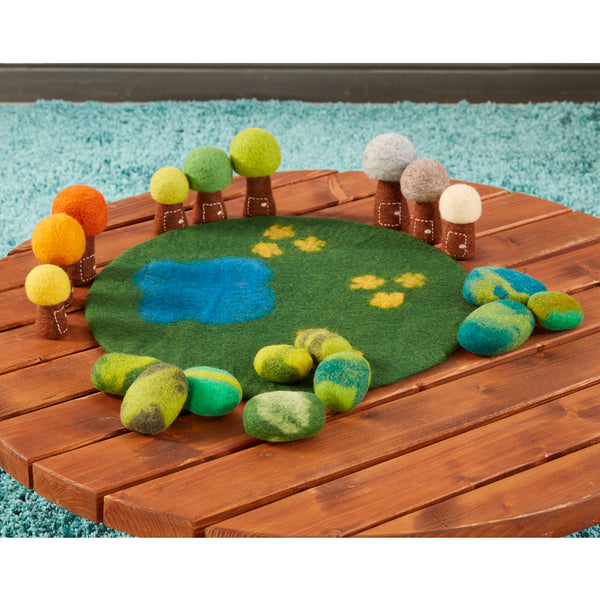 Felt Seasonal Trees 9Pk