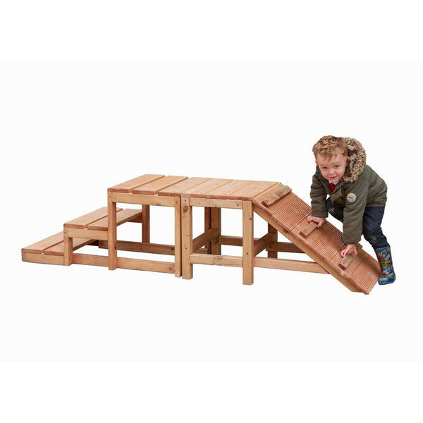 Slope up & Step Down (2halves)