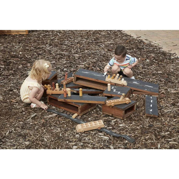 Chalkboard hollow blocks (11Pk)