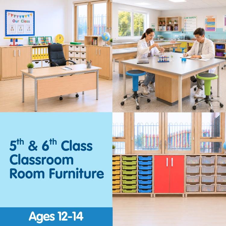 5th & 6th Class Classroom Furniture Bundle for Ages 12–14 - EASE