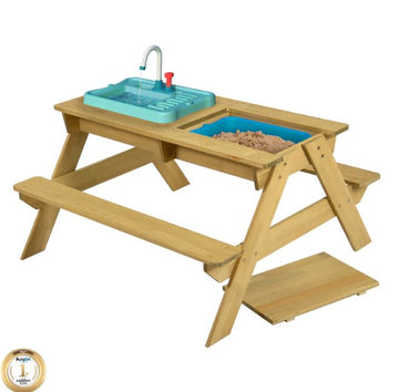 Splash and Play Wooden Picnic Table