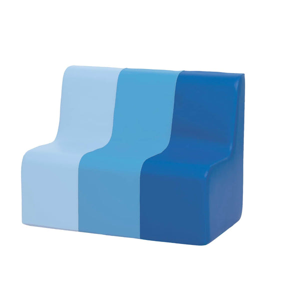 Soft Foam Slim Sofa - Blue