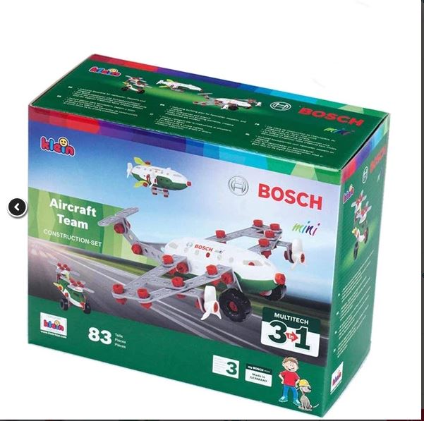 Bosch - 3 in 1 Construction set, aircraft team