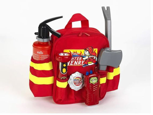 Firefighter backpack with accessories