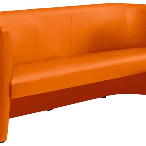 3 seater Tub Sofa-Orange