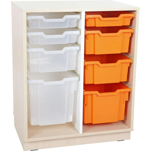 M Cabinet for plastic containers with 1 partition