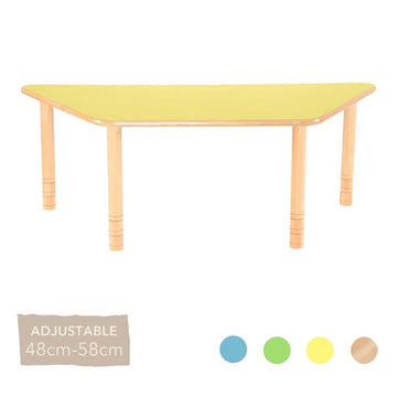 Flexi Trapezial Table - 48-58cm - All Colours