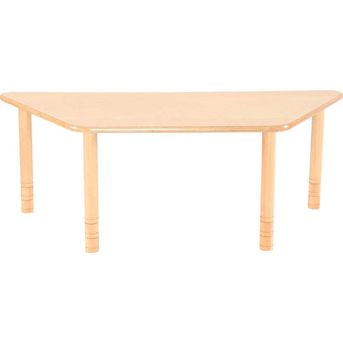 Flexi Trapezial Table - Beech - 64-76cm