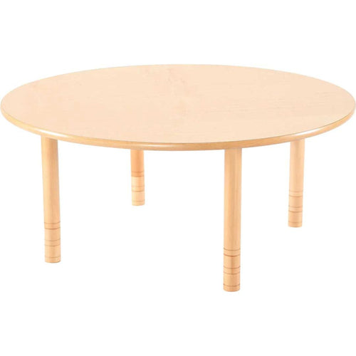 Flexi Round Table - Beech - 64-76cm
