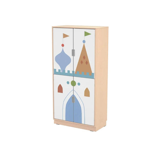 Quadro - XL cabinet for the Castle set 180 degrees, maple chest