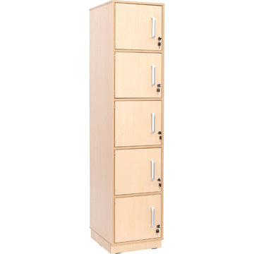 Locker with 5 compartments