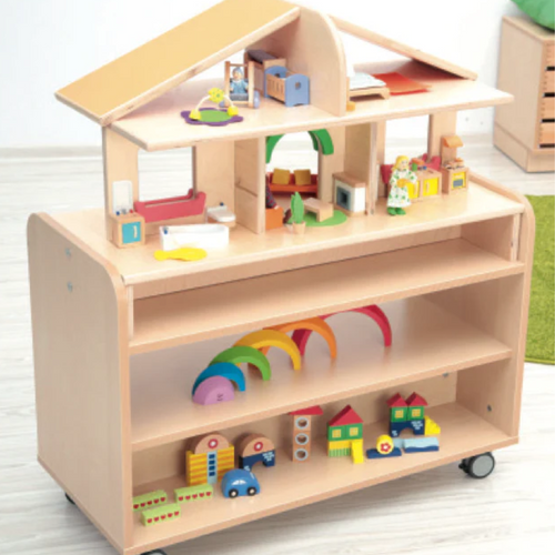 Mobile Dollshouse with Flexi S Cabinet