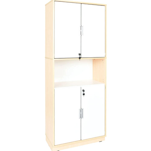 High Cabinet with White Doors 200cm