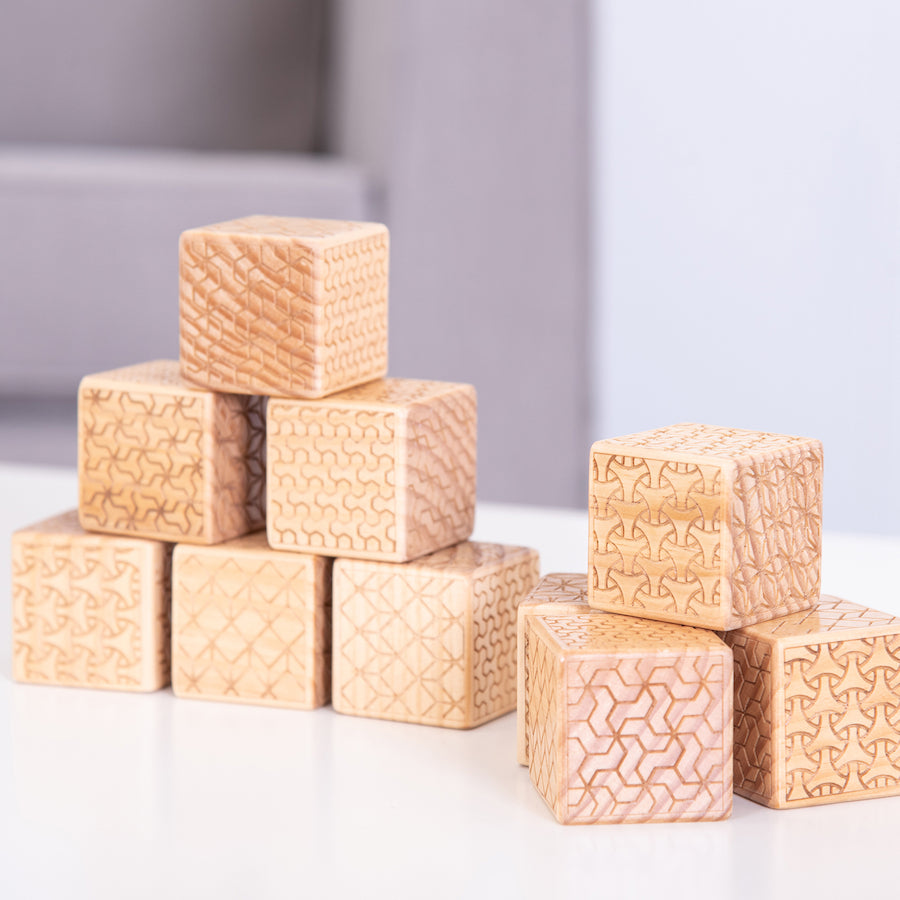 Wooden Pattern Blocks 10pk