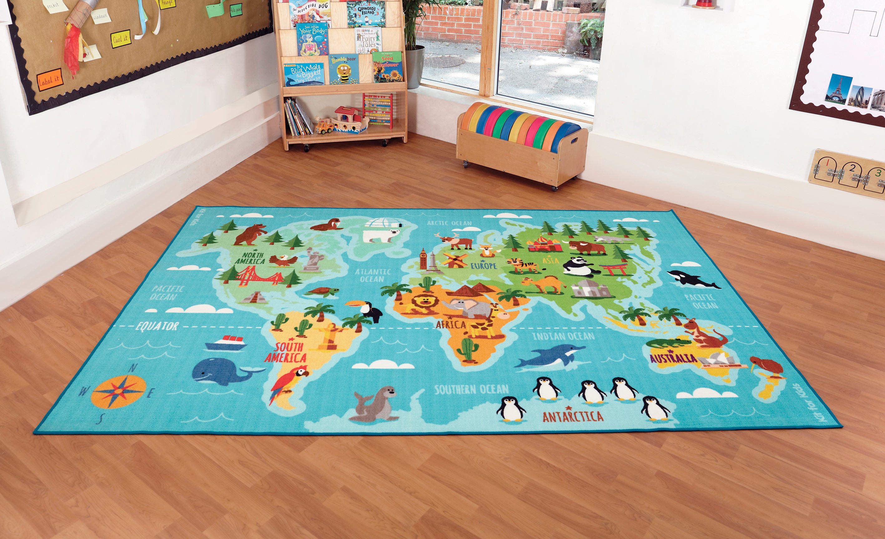 Animals & Places of the World Carpet