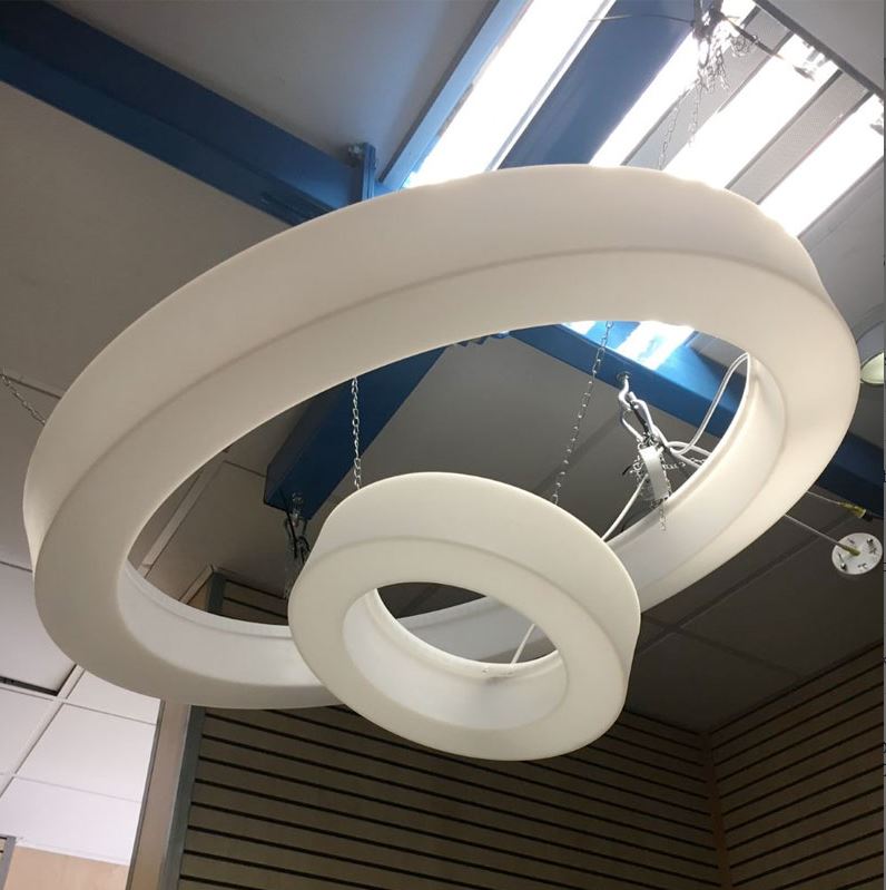 LED Colour Changing Ceiling Ring : Medium