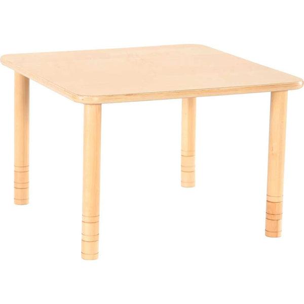 Flexi Square Table - Yellow - 64-76cm