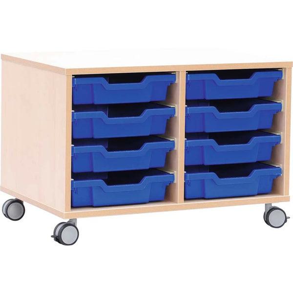 S Cabinet Small for Plastic Containers with Castors