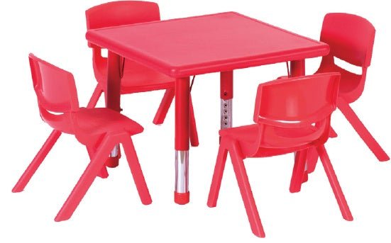 Adjustable Square Polyethylene Table - EASE