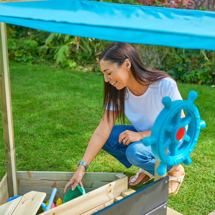 Ahoy Wooden Play Boat - EASE