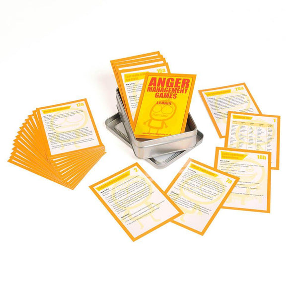 Anger Management Discussion Game Cards - EASE