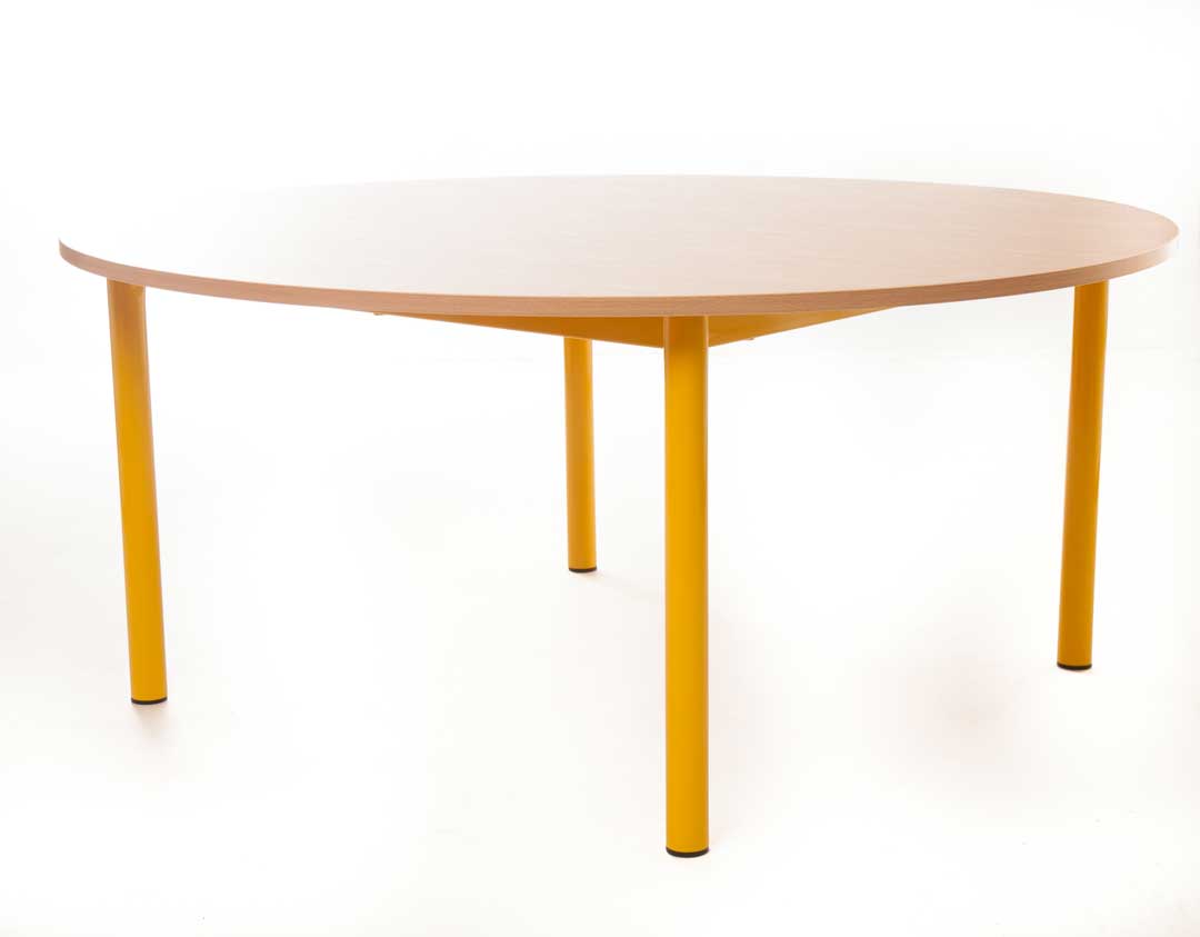 Round Steel Tables - All Options