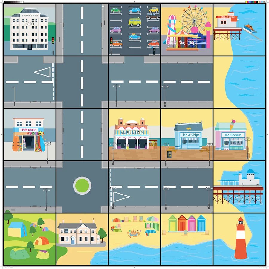 Bee-Bot Seaside Mat Accessory Mats| ICT| Bee Bot Mats| Bee-Bot| BEEBOT ...